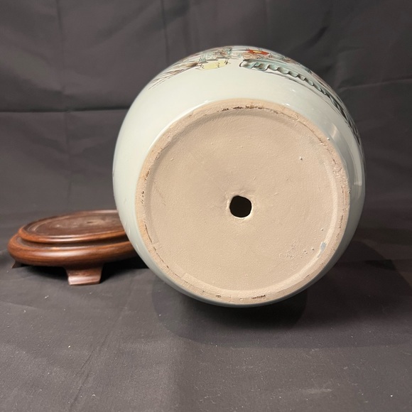 Famille Ceramic Melon Jar , Republic Era , China - Picture 6 of 7